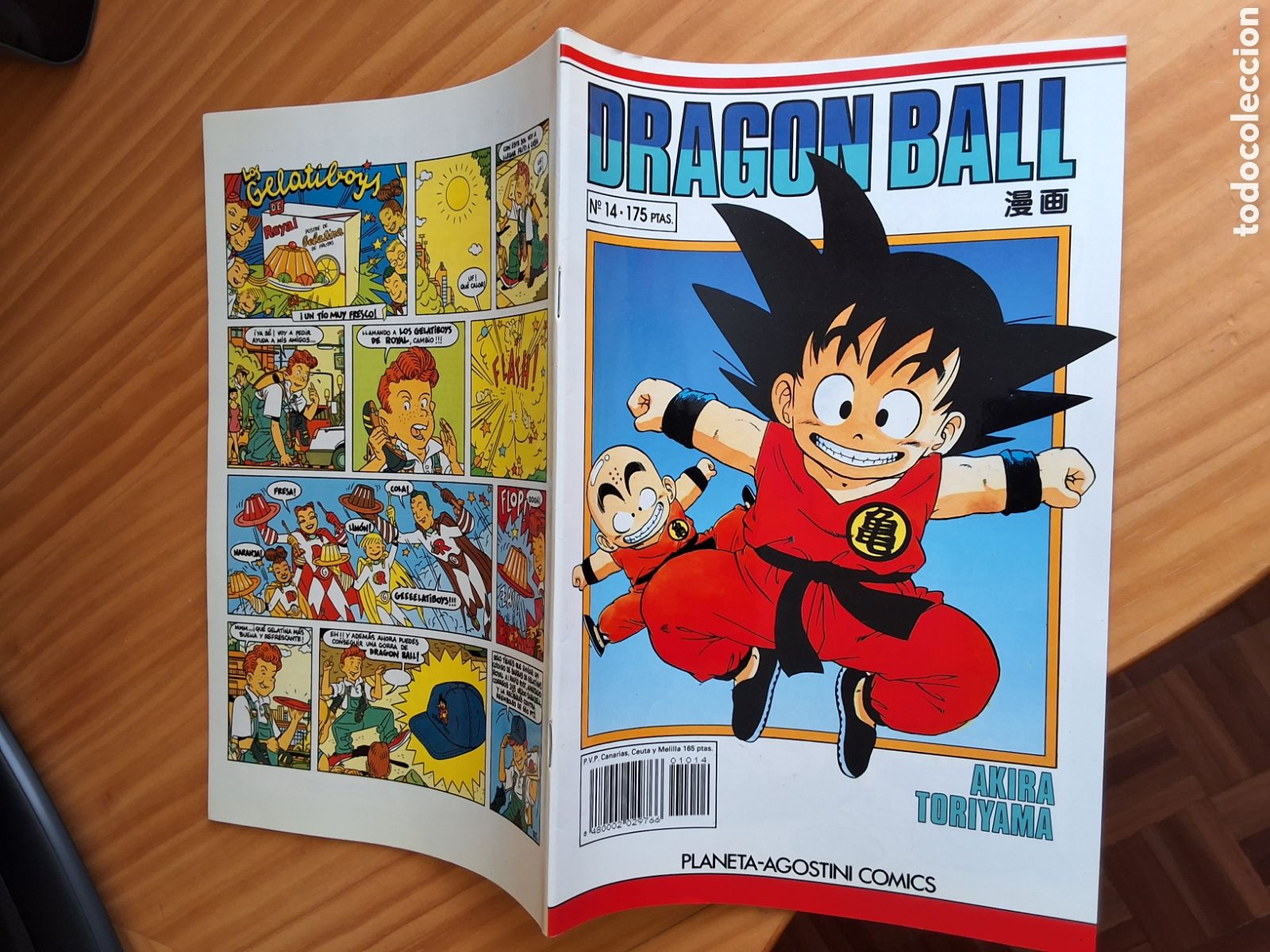 Comics: Dragon ball grapa blanco comic semanal n&uacute;mero 14 a&ntilde;o 1992 agosto edita planeta