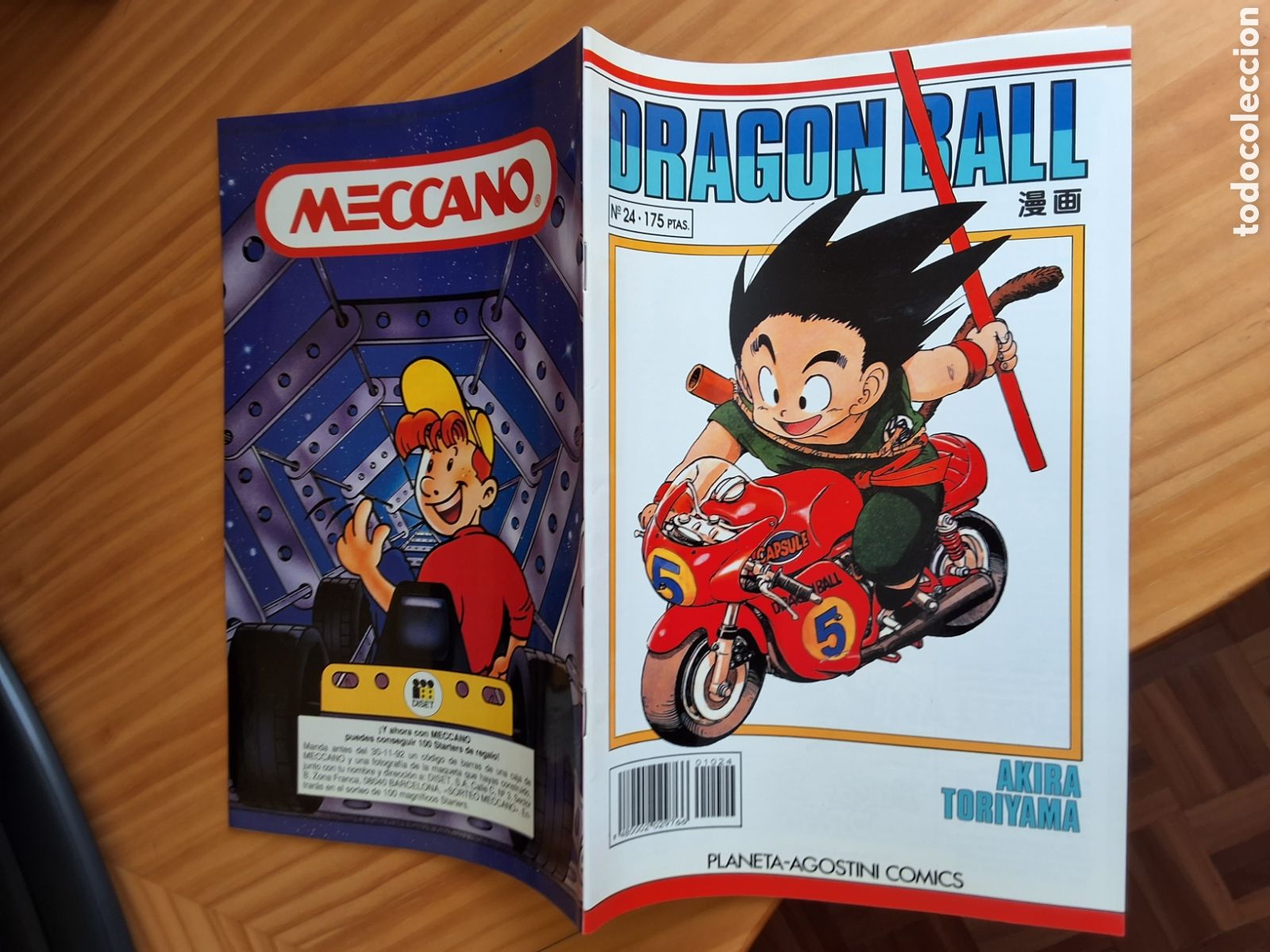 Comics: Dragon ball grapa blanco comic semanal n&uacute;mero 24 a&ntilde;o 1992 octubre edita planeta