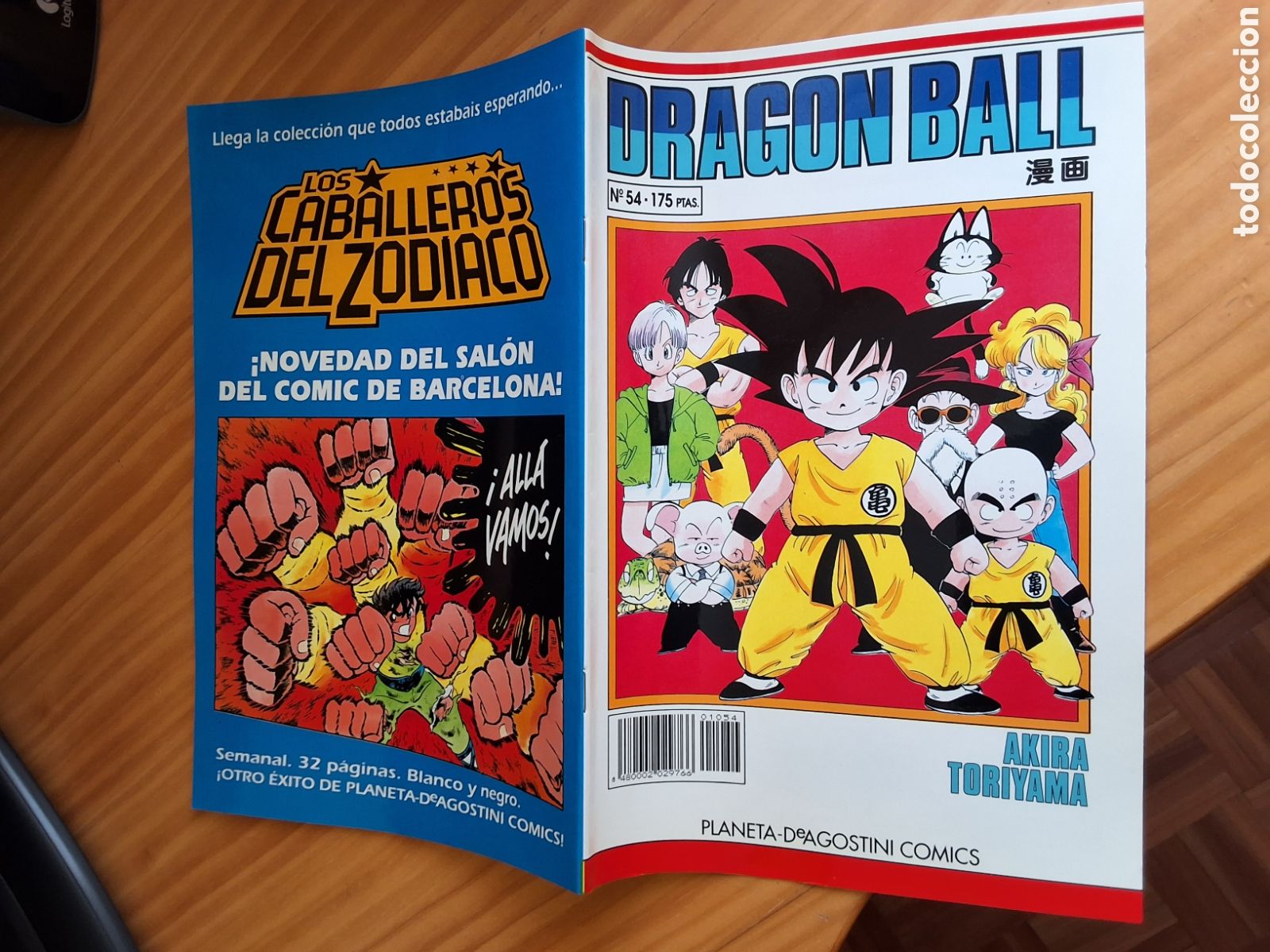 Comics: Dragon ball grapa blanco comic semanal n&uacute;mero 54 a&ntilde;o 1993 mayo edita planeta
