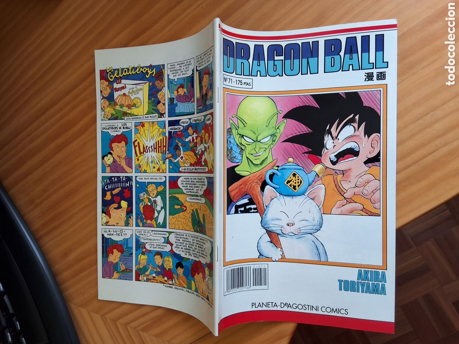 Comics: Dragon ball grapa blanco comic semanal n&uacute;mero 71 a&ntilde;o 1993 septiembre edita planeta
