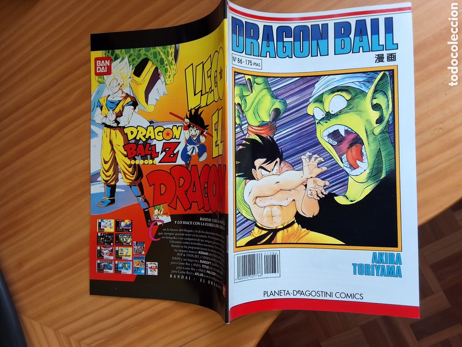 C&oacute;mics: Dragon ball grapa blanco comic semanal n&uacute;mero 86 a&ntilde;o 1993 diciembre edita planeta