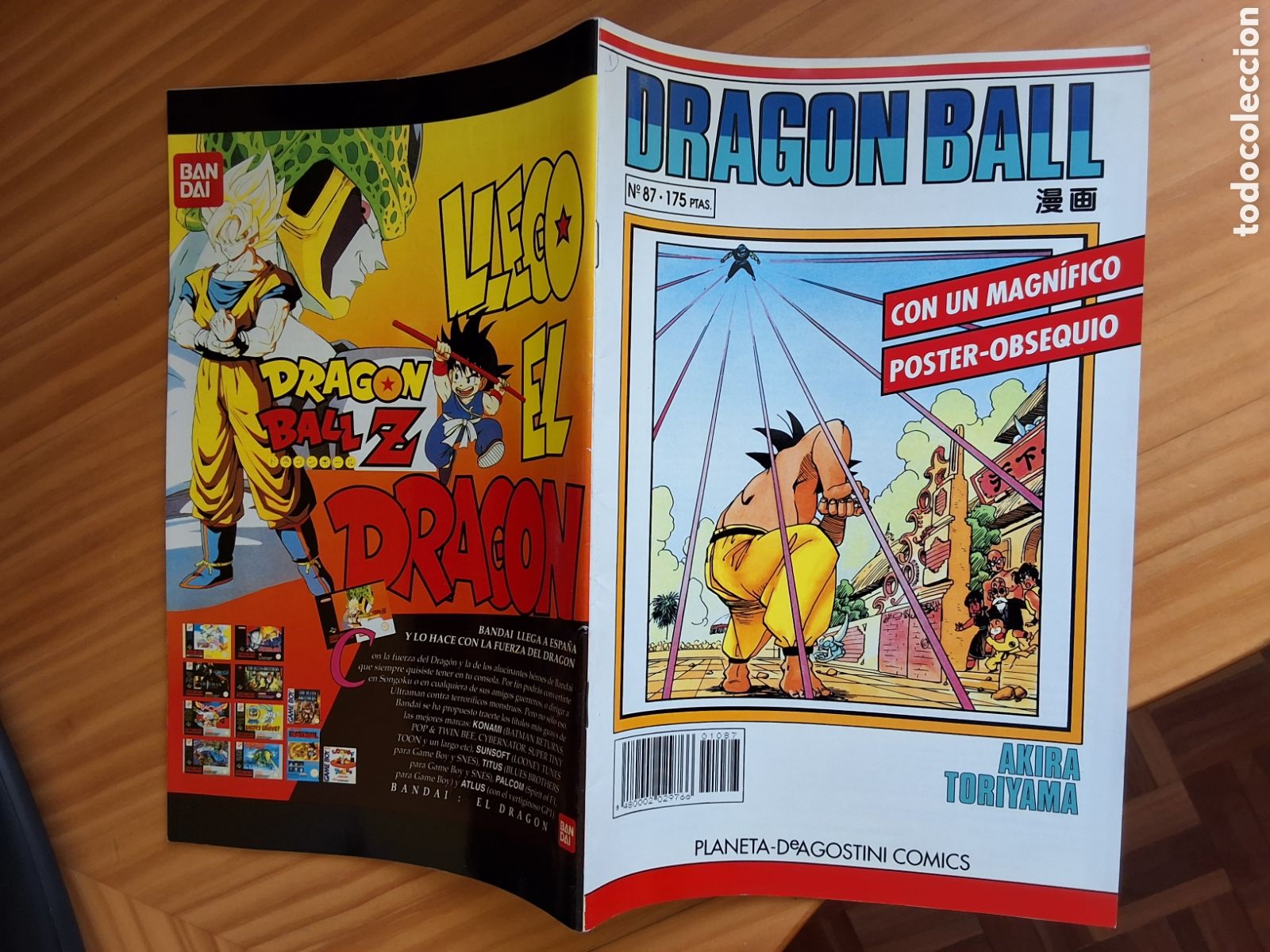 C&oacute;mics: Dragon ball grapa blanco comic semanal n&uacute;mero 87 a&ntilde;o 1993 diciembre edita planeta