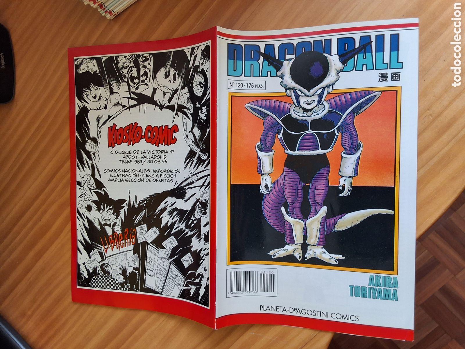 Comics: Dragon ball grapa blanco comic semanal n&uacute;mero 120 a&ntilde;o 1994 agosto edita planeta
