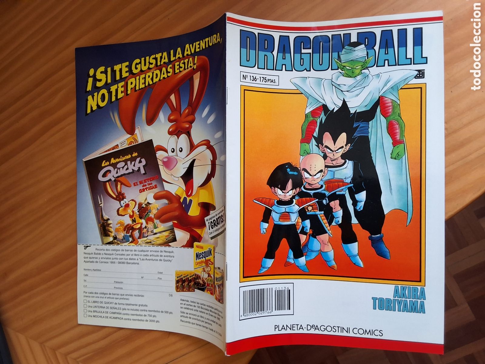 Comics: Dragon ball grapa blanco comic semanal n&uacute;mero 136 a&ntilde;o 1994 diciembre