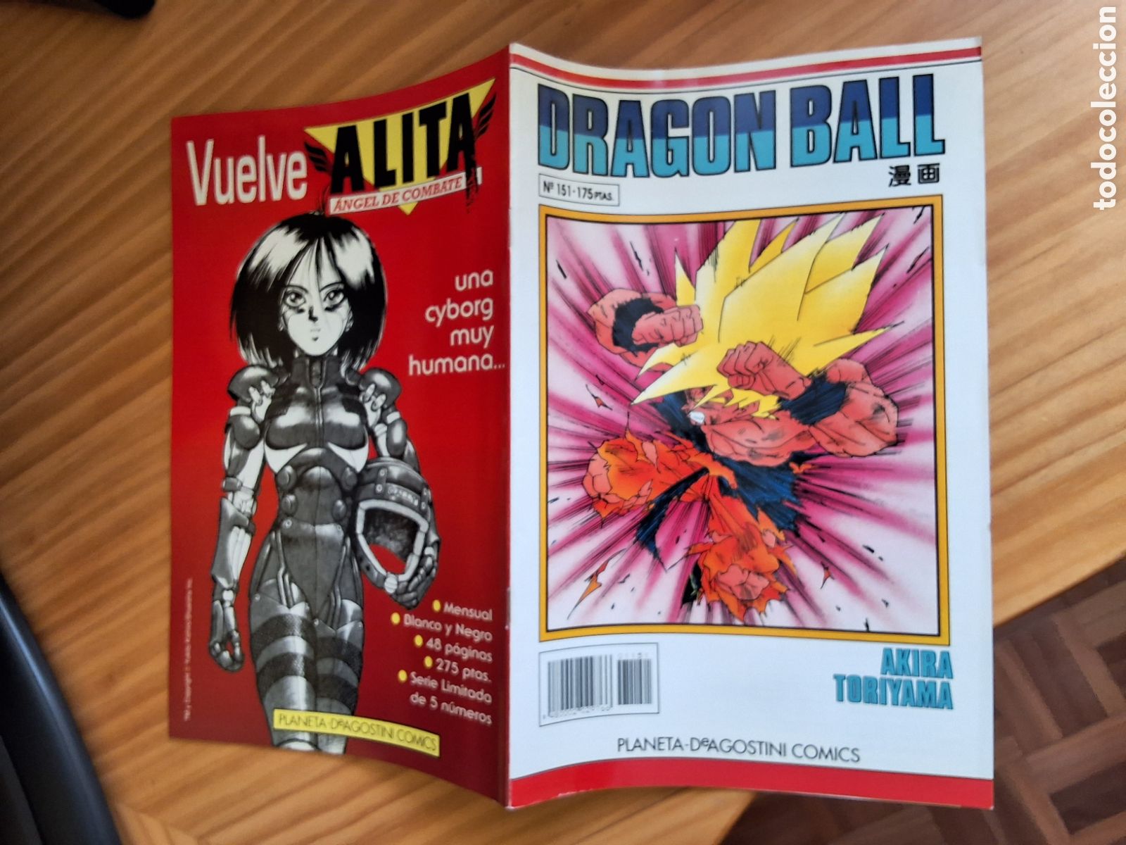 Comics: Dragon ball grapa blanco comic semanal n&uacute;mero 151 a&ntilde;o 1995 marzo edita planeta