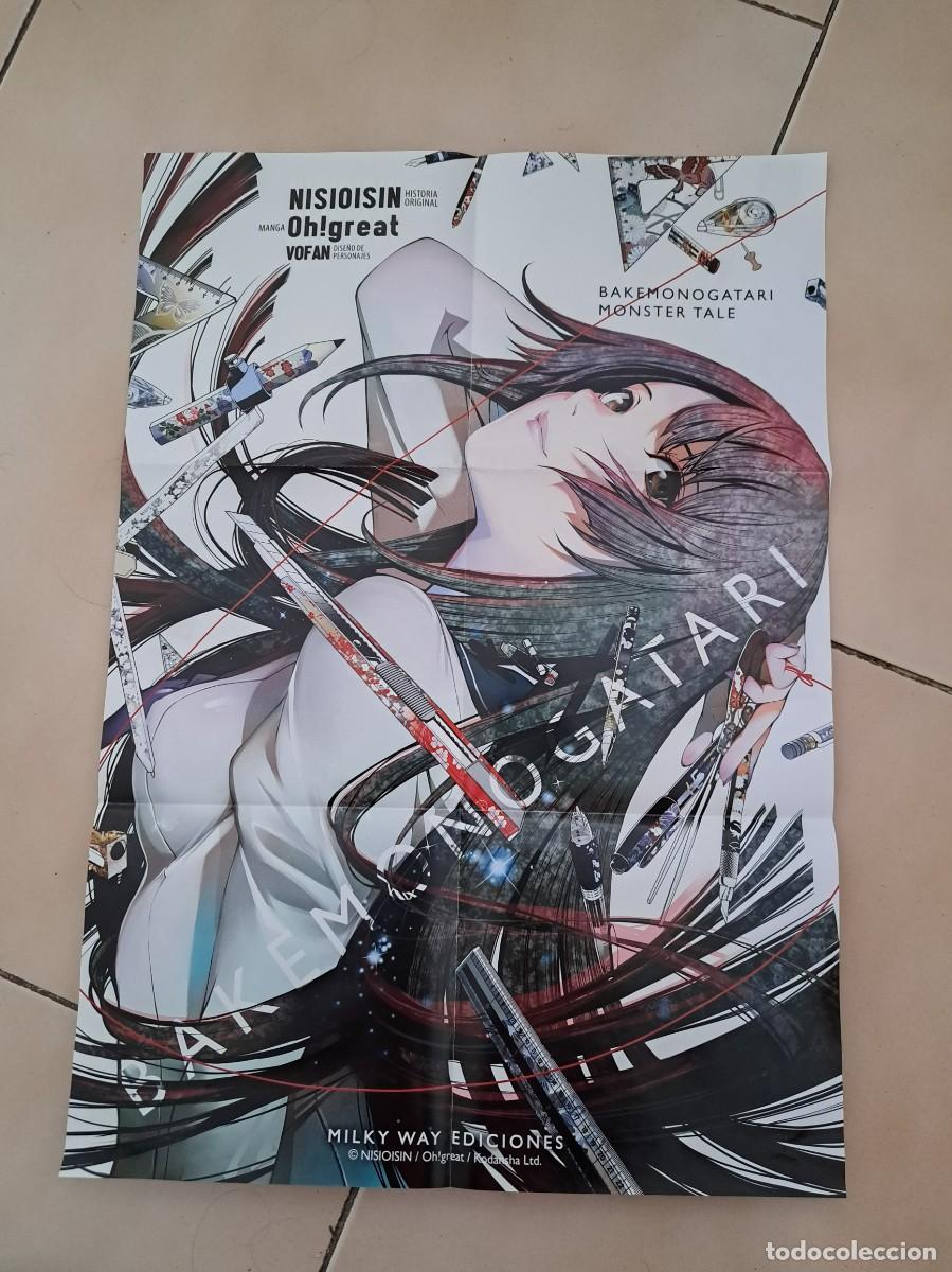 C&oacute;mics: Tomos 1 a 7 manga Bakemonogatari y un poster - Foto 3