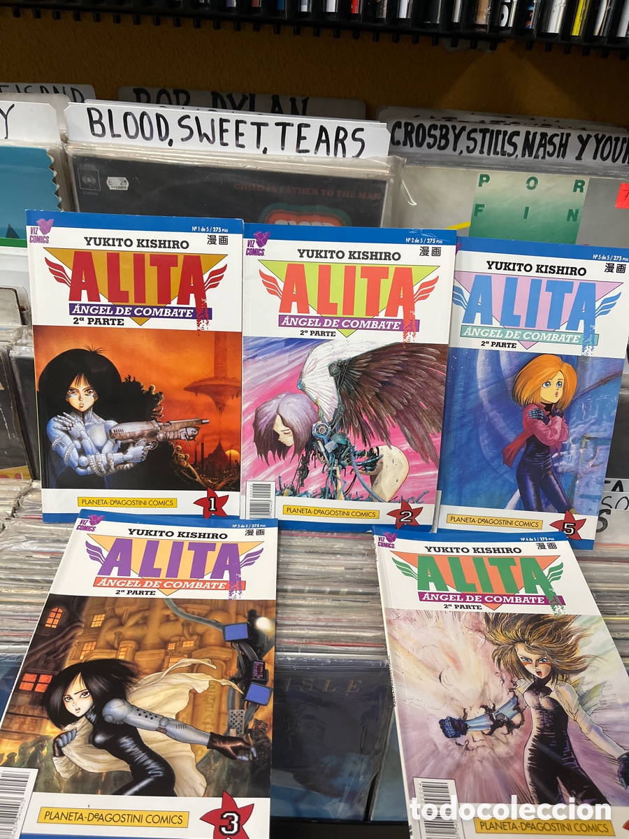 C&oacute;mics: alita angel de combate 2 parte 5 tomos - Foto 1
