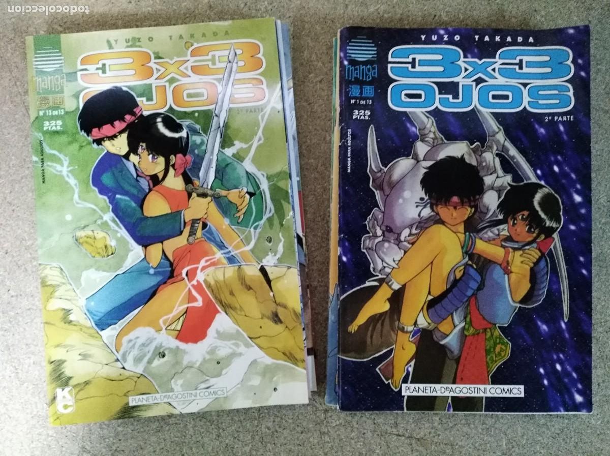 C&oacute;mics: 3x3 Ojos 2&ordf; parte.Completa 13 Mangas.Planeta - Foto 1