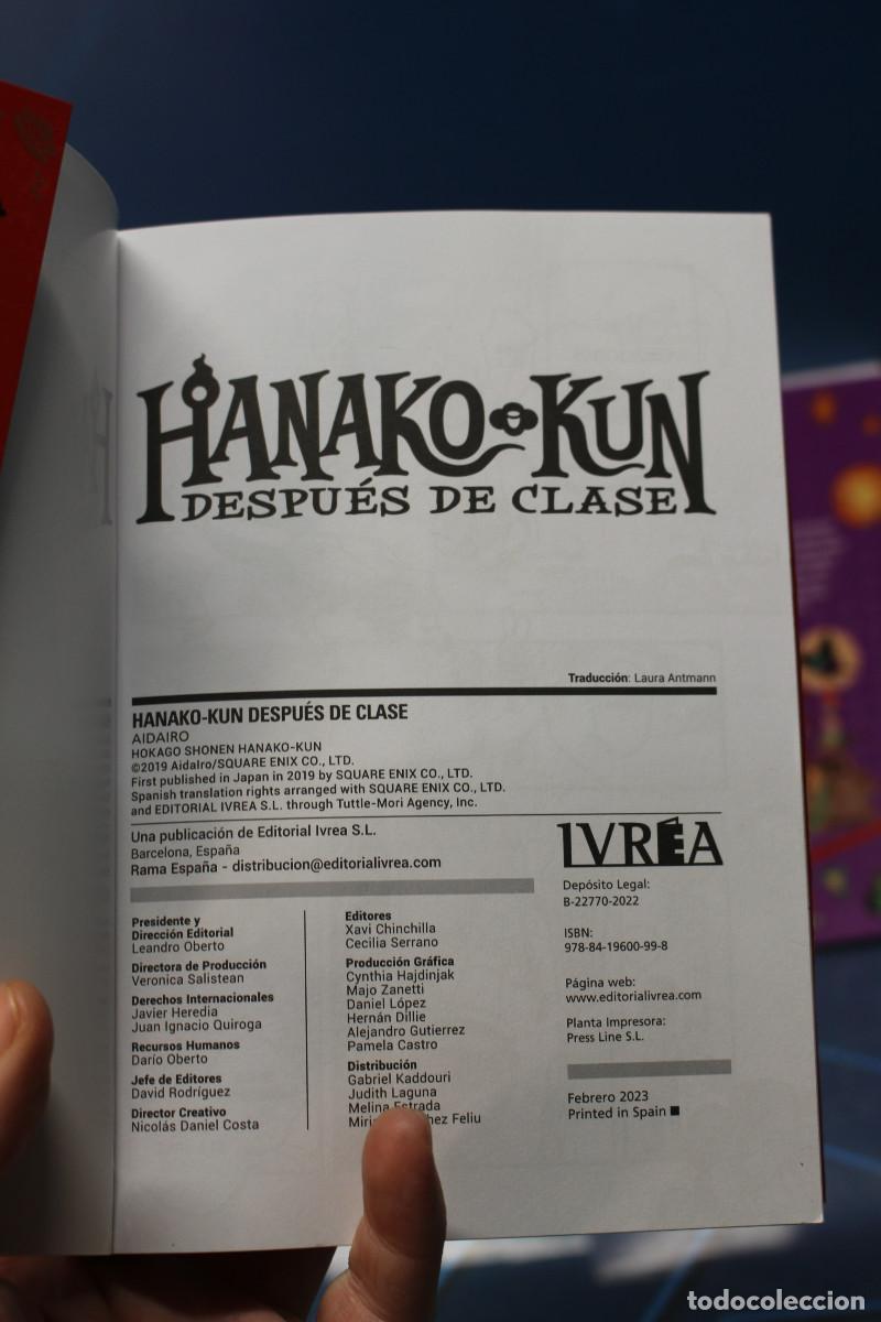 C&oacute;mics: Manga. Hanako Kun. 1 - 3. Aidairo, 2019. - Foto 3