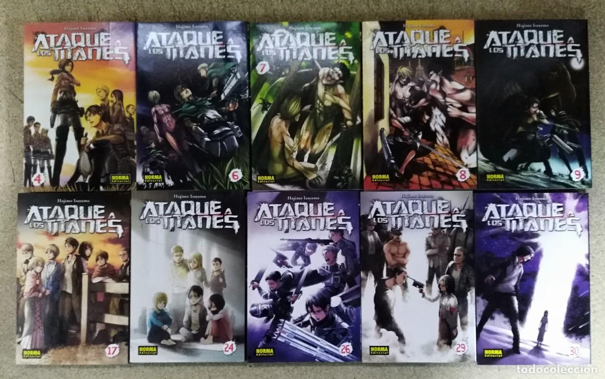 C&oacute;mics: Ataque a Los Titanes.Lote 10 Tomos.Norma - Foto 1