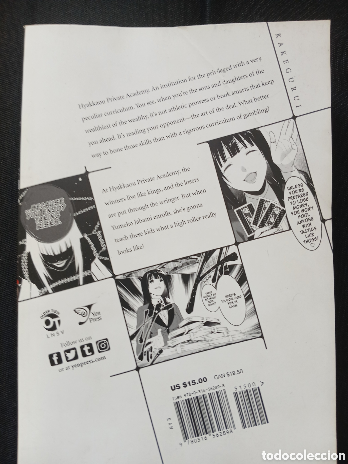 C&oacute;mics: KAKEGURUI N&deg;1 version anglaise - Foto 2