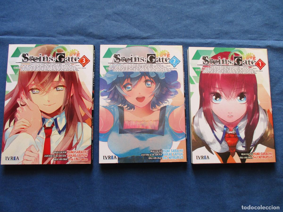 C&oacute;mics: STEINS;GATE &middot; OBRA COMPLETA EN 3 TOMOS - Editorial IVREA 2015 - Foto 1