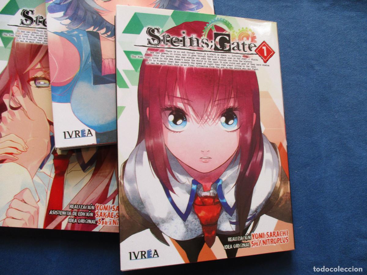C&oacute;mics: STEINS;GATE &middot; OBRA COMPLETA EN 3 TOMOS - Editorial IVREA 2015 - Foto 3