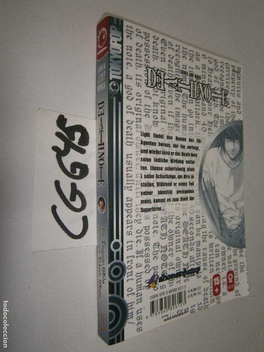 C&oacute;mics: COMIC MANGA - DEATH NOTE EN ALEMAN - Foto 1