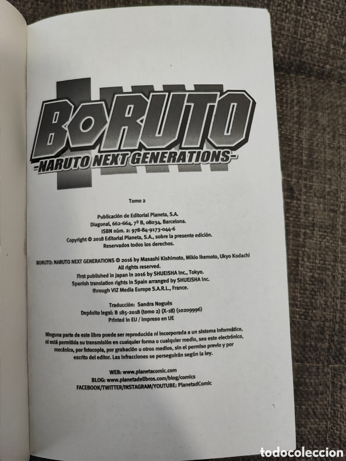 C&oacute;mics: BORUTO 2 Naruto Next Generations. Kishimoto, Masashi PLANETA COMIC 2018 - Foto 3