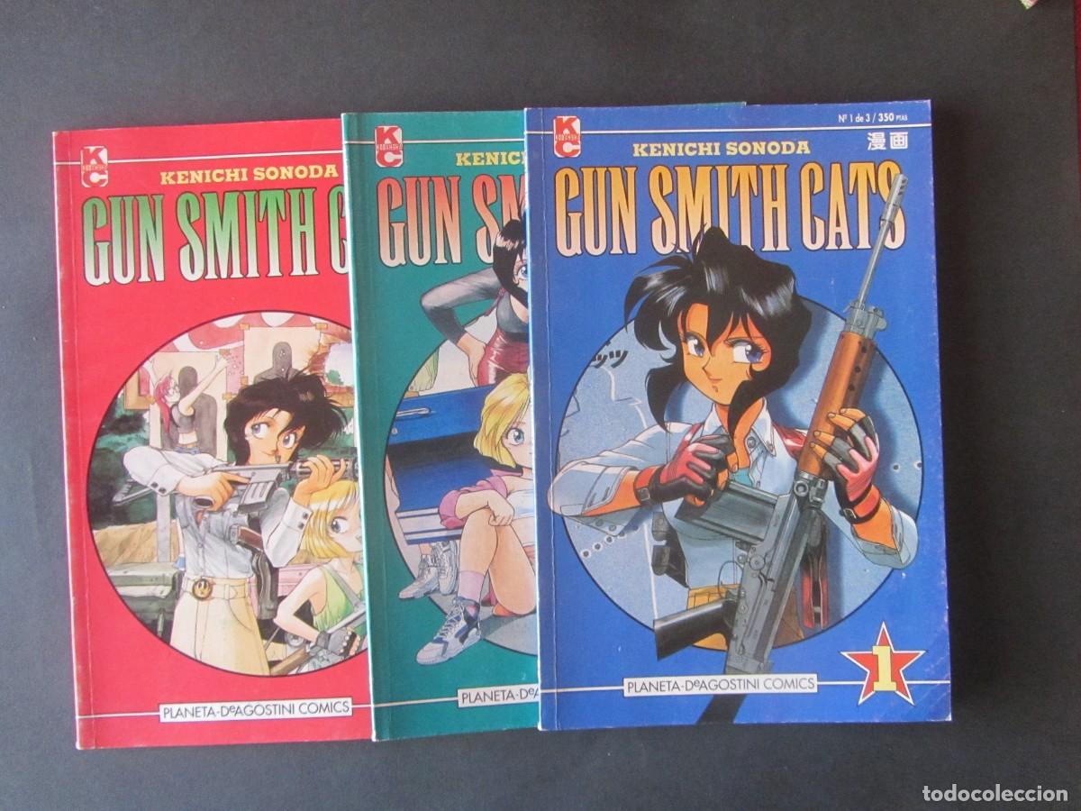 C&oacute;mics: 3 DE 3 GUN SMITH CATS. ED.PLANETA DeAGOSTINI. 1994