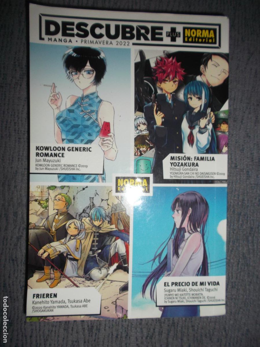 C&oacute;mics: Descubre + Manga Primavera 2022