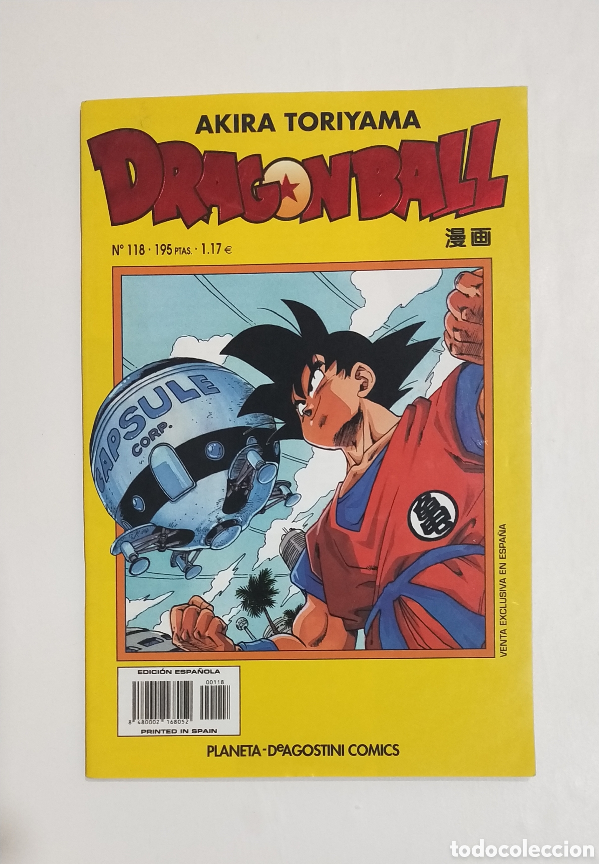 Comics: DRAGON BALL - Manga N&deg; 118 Serie Amarilla Planeta DeAgostini (1990s) AKIRA TORIYAMA - EDICI&Oacute;N ESPA&Ntilde;O