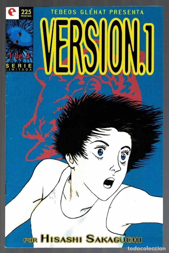 C&oacute;mics: VERSI&Oacute;N.1 n&ordm; 1 al 8 colecci&oacute;n completa GLENAT 1996 excelente estado
