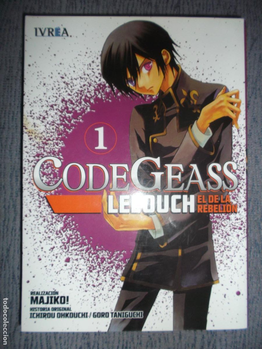 Comics: Code Geass: Lelouch, El De La Rebeli&oacute;n N&ordm; 1 (De 8), Majiko!, Goro Taniguchi, Ichirō Ōkouchi