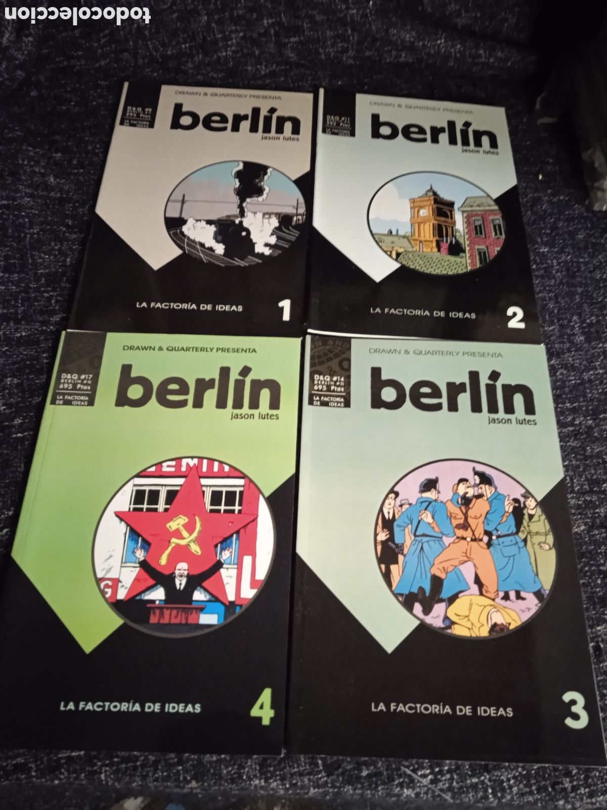 C&oacute;mics: BERLIN - LOTE DE 4 EJEMPLARES / AUTOR : JASON LUTES - Foto 1