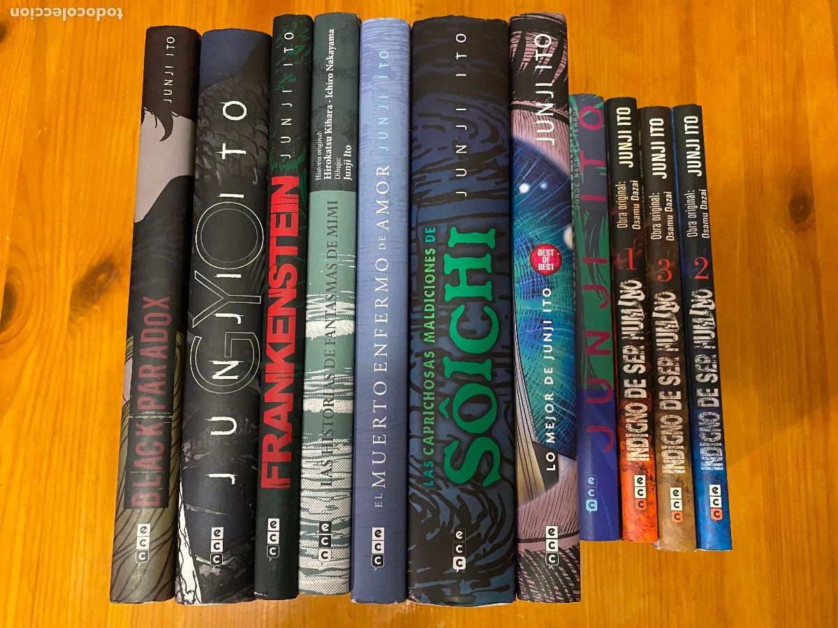 C&oacute;mics: LOTE MANGAS DE JUNJI ITO DE ECC COMICS - Foto 1