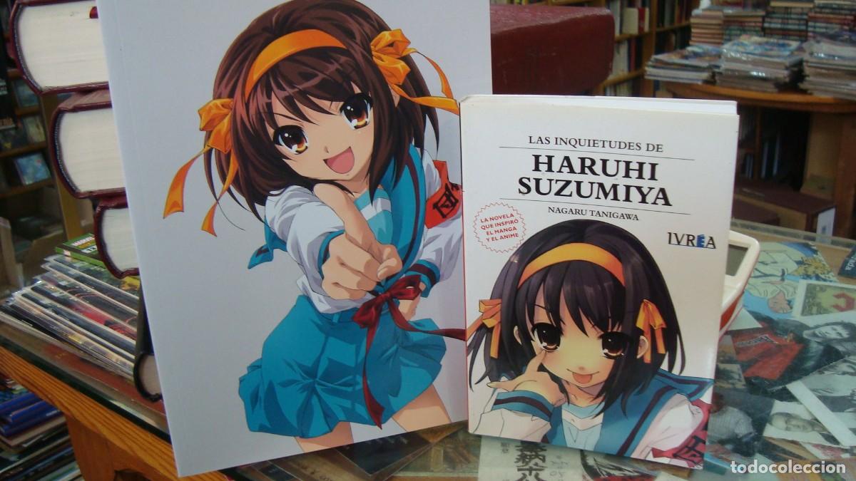 Fumetti: NOVELA LAS INQUIETUDES DE HARUHI SUZUMIYA NAGARU TANIGAWA + La Melancol&iacute;a - IVREA