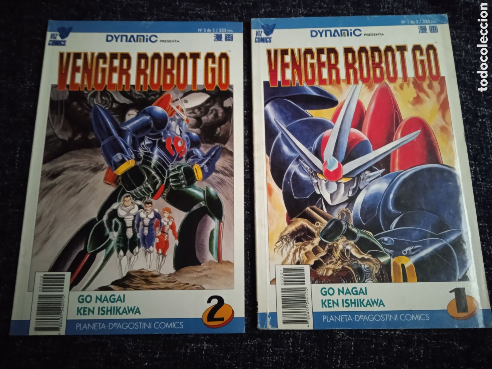 Comics: VENGER ROBOT GO N&ordm; 1 Y 2 GO NAGAI y KEN ISHIKAWA- COMIC MANGA -SERIE DE 3 N&Uacute;MEROS