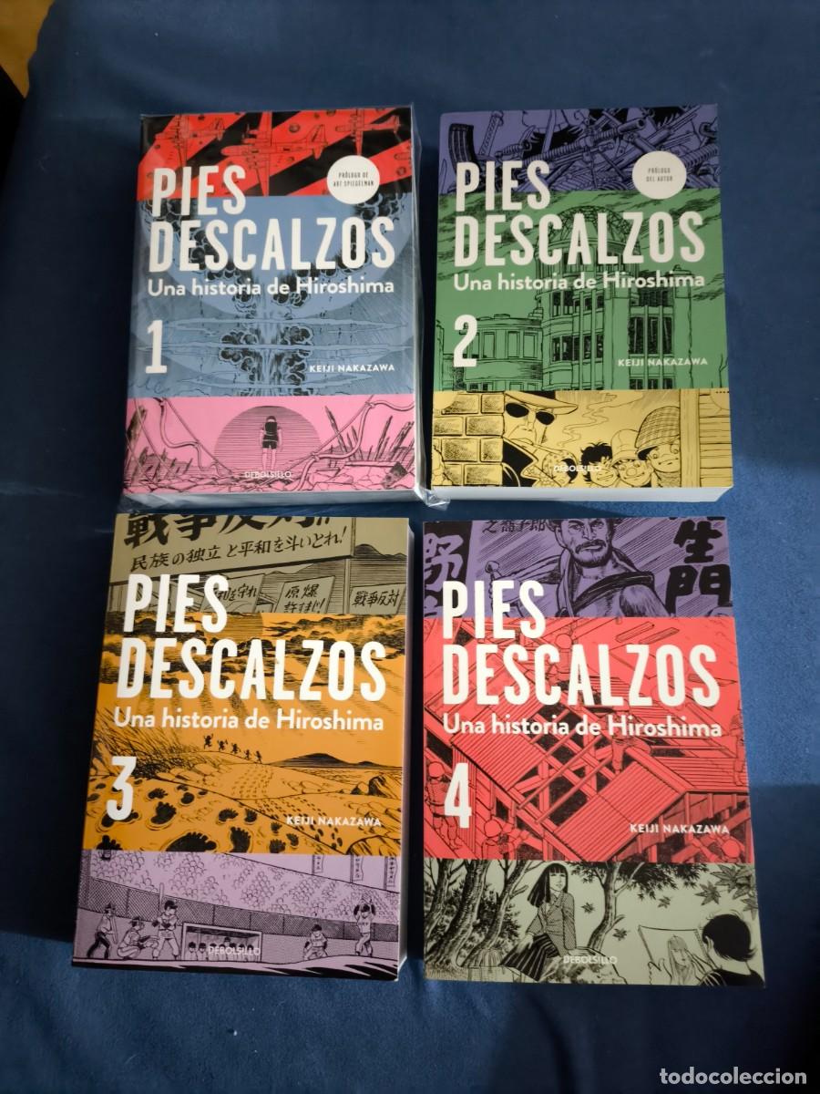 Comics: PIES DESCALZOS - UNA HISTORIA DE HIROSHIMA 1 2 3 4 &iexcl; COMPLETA ! - KEIJI NAKAZAWA - MANGA