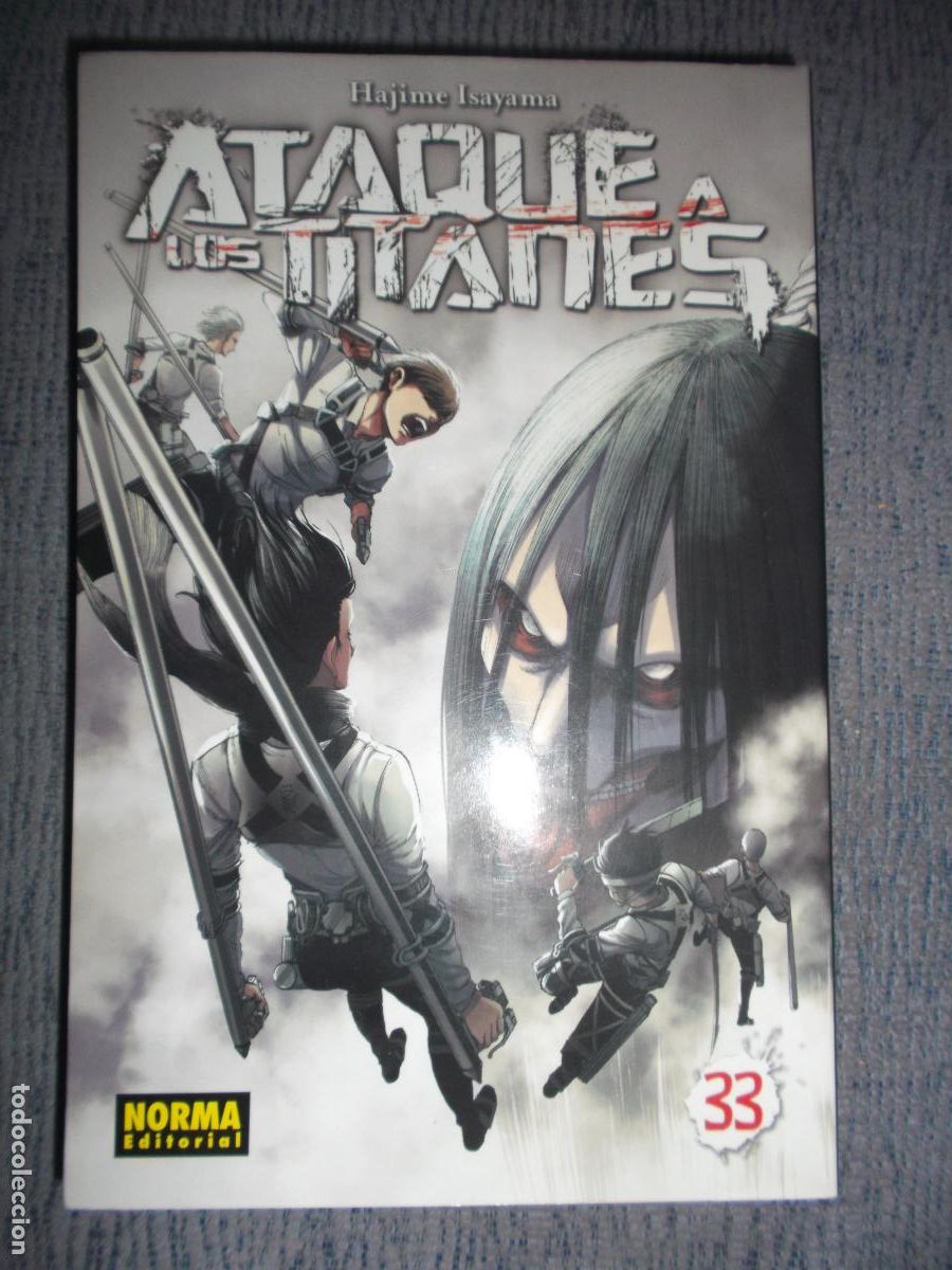 C&oacute;mics: Ataque A Los Titanes N&ordm; 33 (De 34), Hajime Isayama
