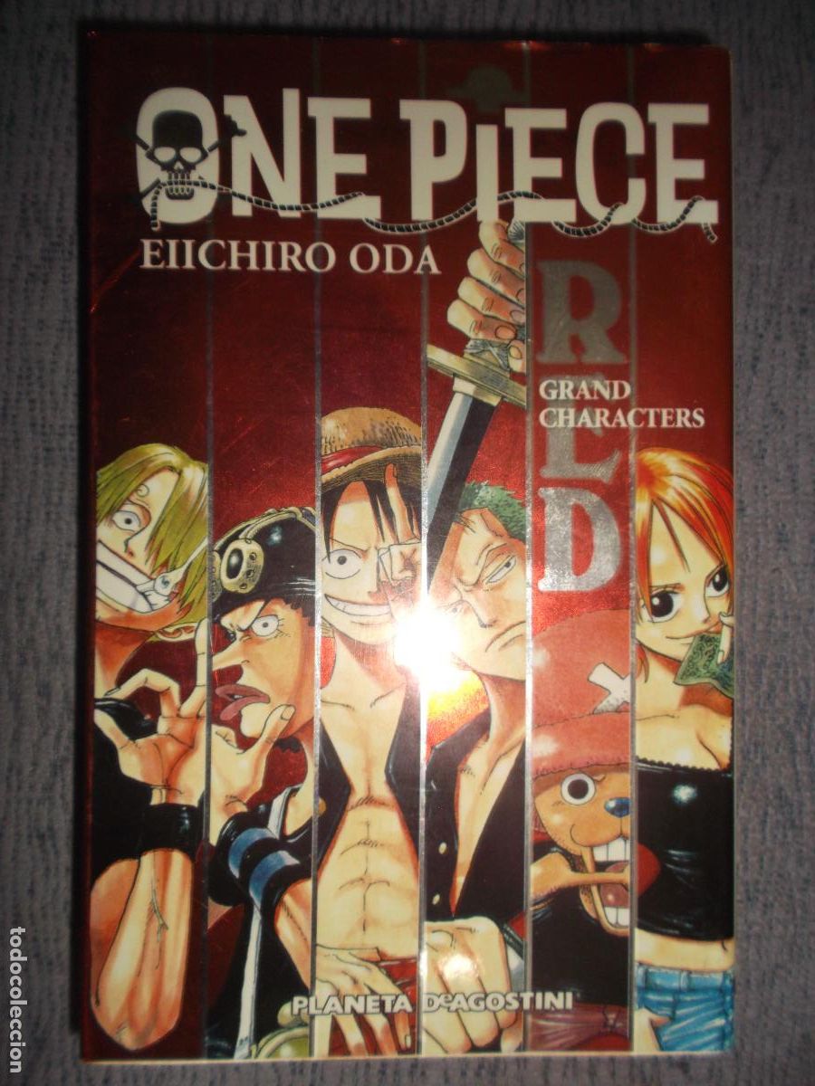 C&oacute;mics: One Piece Red: Grand Characters Gu&iacute;a N&ordm; 1 (De 5), Eiichiro Oda