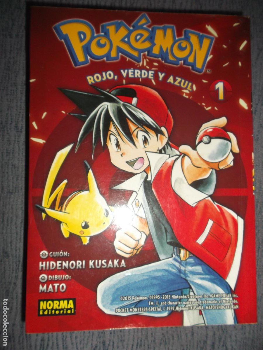 C&oacute;mics: Pokemon Rojo, Verde y Azul N&ordm; 1 (De 2) - Pokemon N&ordm; 1, Hidenori Kusaka, Mato