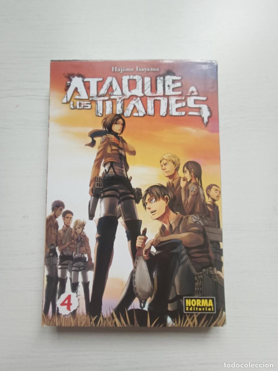 C&oacute;mics: Ataque a los titanes 4 - Hajime Isayama. Norma - Foto 1