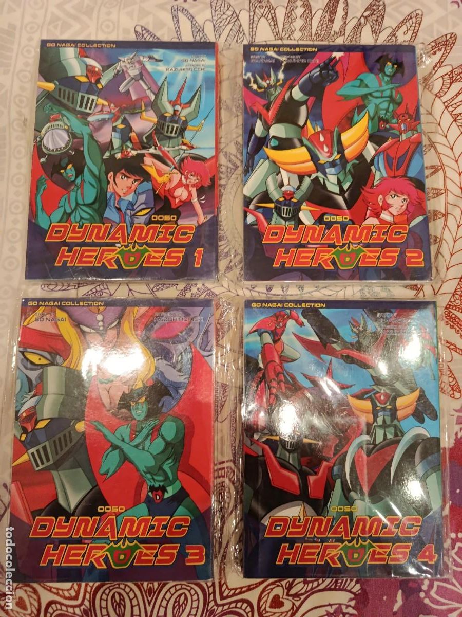 Comics : DYNAMIC HEROES COMPLETA 1,2,3,4 MAZINGER , DEVILMAN