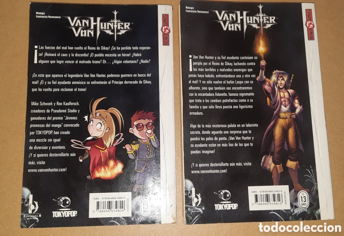 C&oacute;mics: Volumen 1 y 2 Van Von Hunter - Foto 3