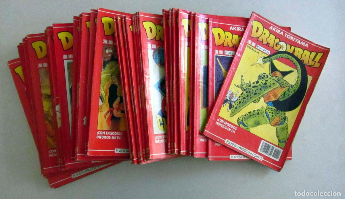 C&oacute;mics: Dragon Ball serie roja. Lote de 40 n&ordm; Akira Toriyama Planeta DeAgostini 1993-1997 Primera edici&oacute;n