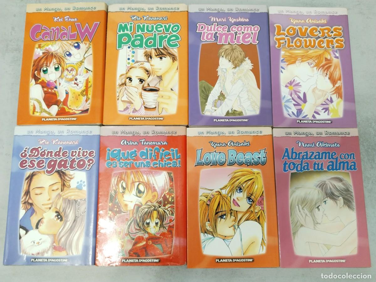 C&oacute;mics: LOTE 8 TOMOS COLECCION MANGA UN ROMANCE, PLANETA CANAL W MI NUEVO PADRE LOVE BEAST LOVERS FLOWERS