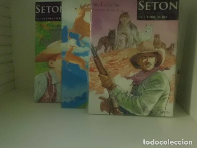 C&oacute;mics: SETON JIRO TANIGUCHI COMPLETA 3 TOMOS PONENT MON - Foto 1