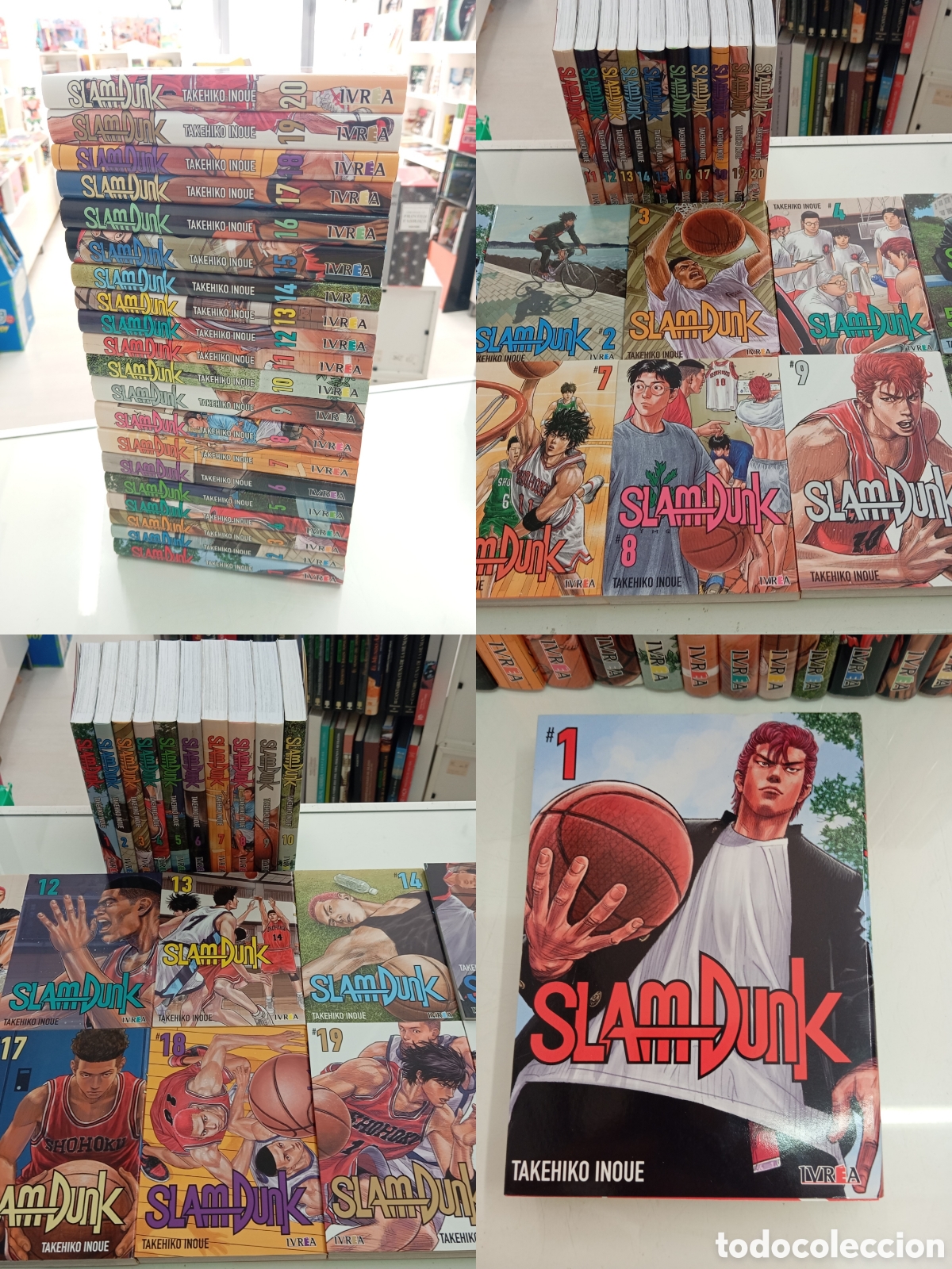 C&oacute;mics: Slam Dunk Takehiko Inoue NEW EDITION 20 Ivrea Deluxe Espa&ntilde;ol Coleccion Completa NUEVOS BALONCESTO