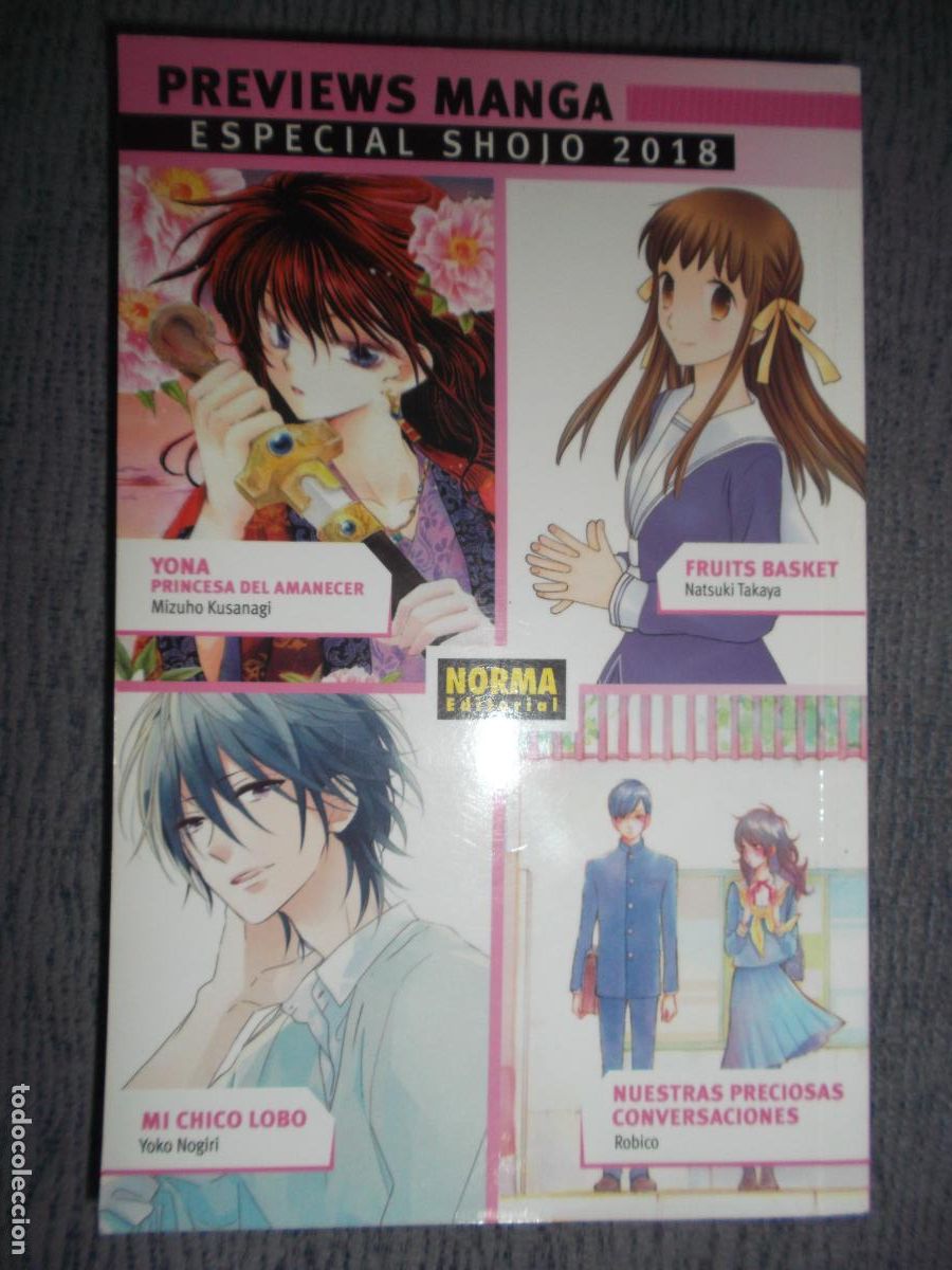 Comics: Previews Manga Especial Shojo 2018 (Tomo &Uacute;nico), Varios Autores