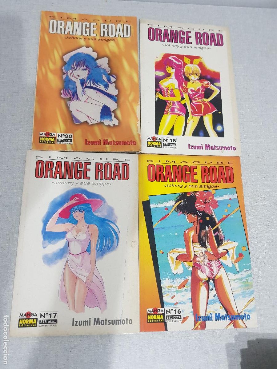 C&oacute;mics: CUATRO NUMEROS ORANGE ROAD