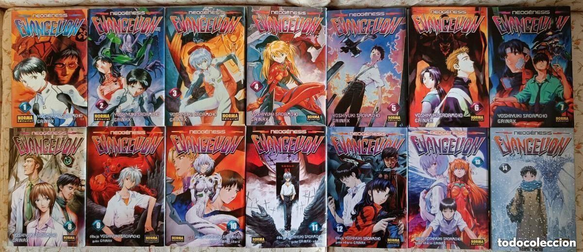 C&oacute;mics: NEOG&Eacute;NESIS EVANGELION GAINAX KHARA YOSHIYUKI SADAMOTO 14 TOMOS SERIE COMPLETA NORMA EDITORIAL