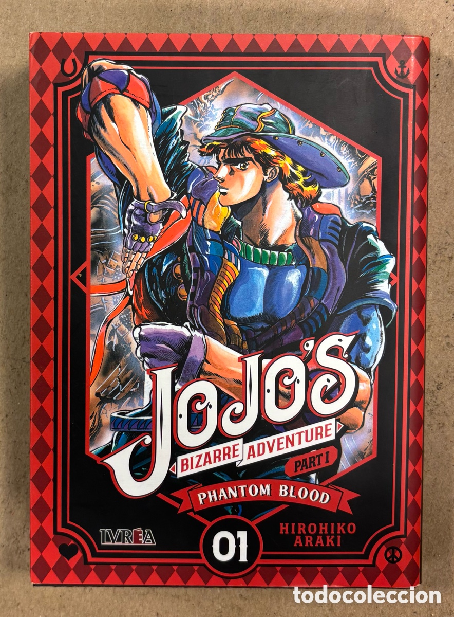 C&oacute;mics: JOJO&rsquo;S BIZARRE AVENTURE TOMO 1: PHANTOM BLOOD. HIROIKO ARAKI. EDITORIAL IVREA 2017. MANGA.