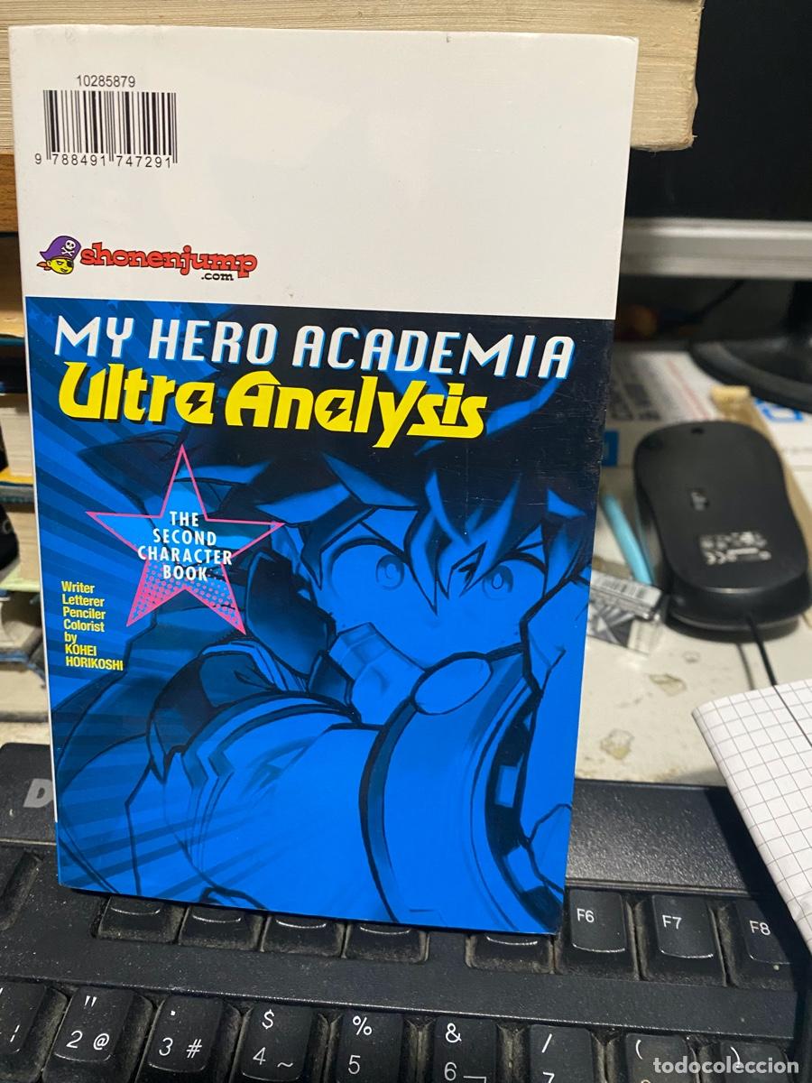 C&oacute;mics: my hero academia, ultra analysis, the second character book