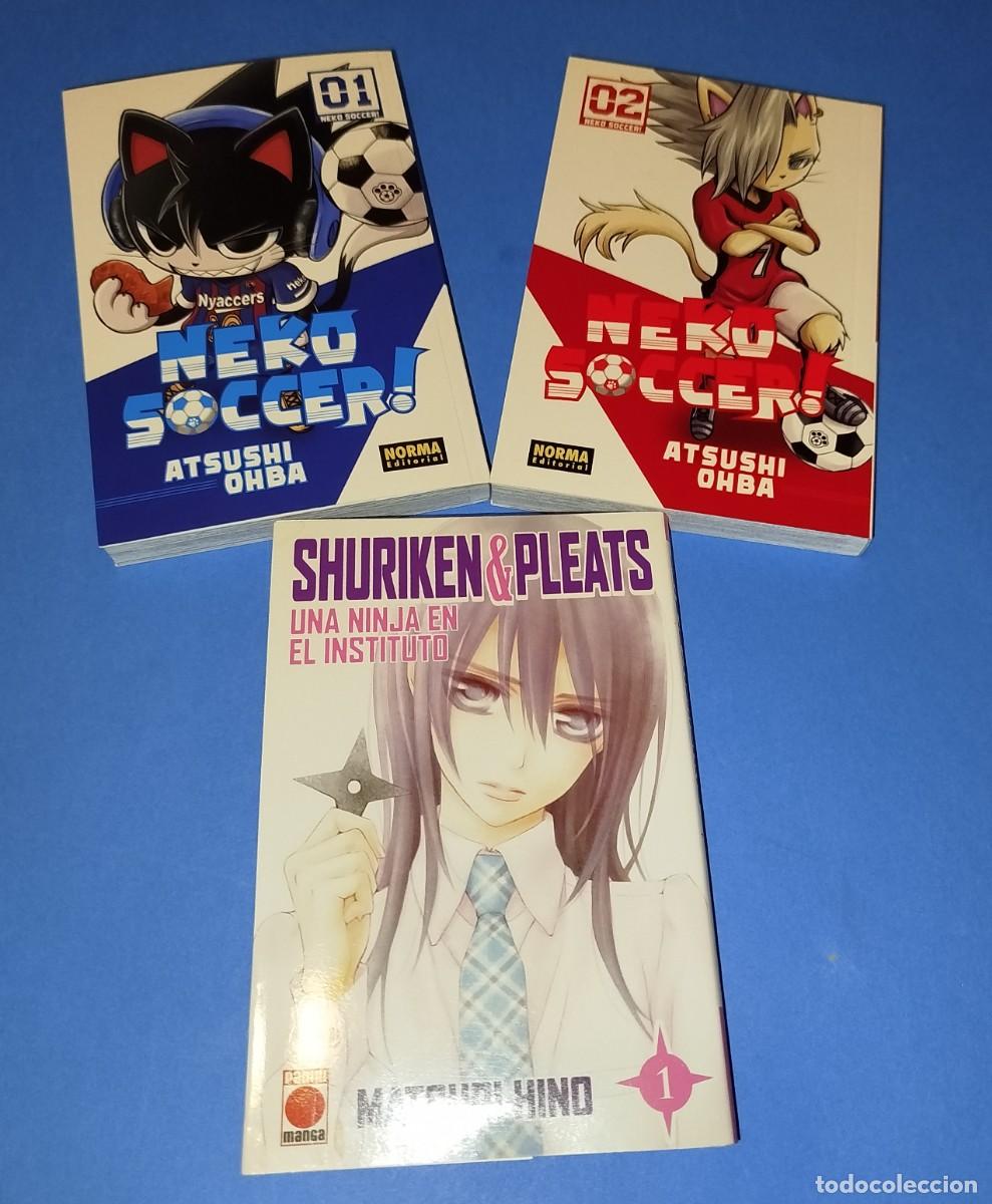 C&oacute;mics: NEKO SOCCER COMPLETA. SHURIKEN & PLEATS. NINJA. MANGA