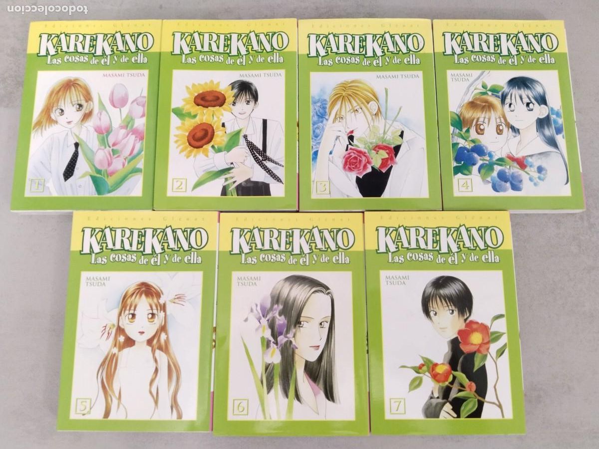 Comics: KAREKANO LAS COSAS DE EL Y ELLA, LOTE TOMOS 1 AL 7 GLENAT KARE KANO MASAMI TSUDA