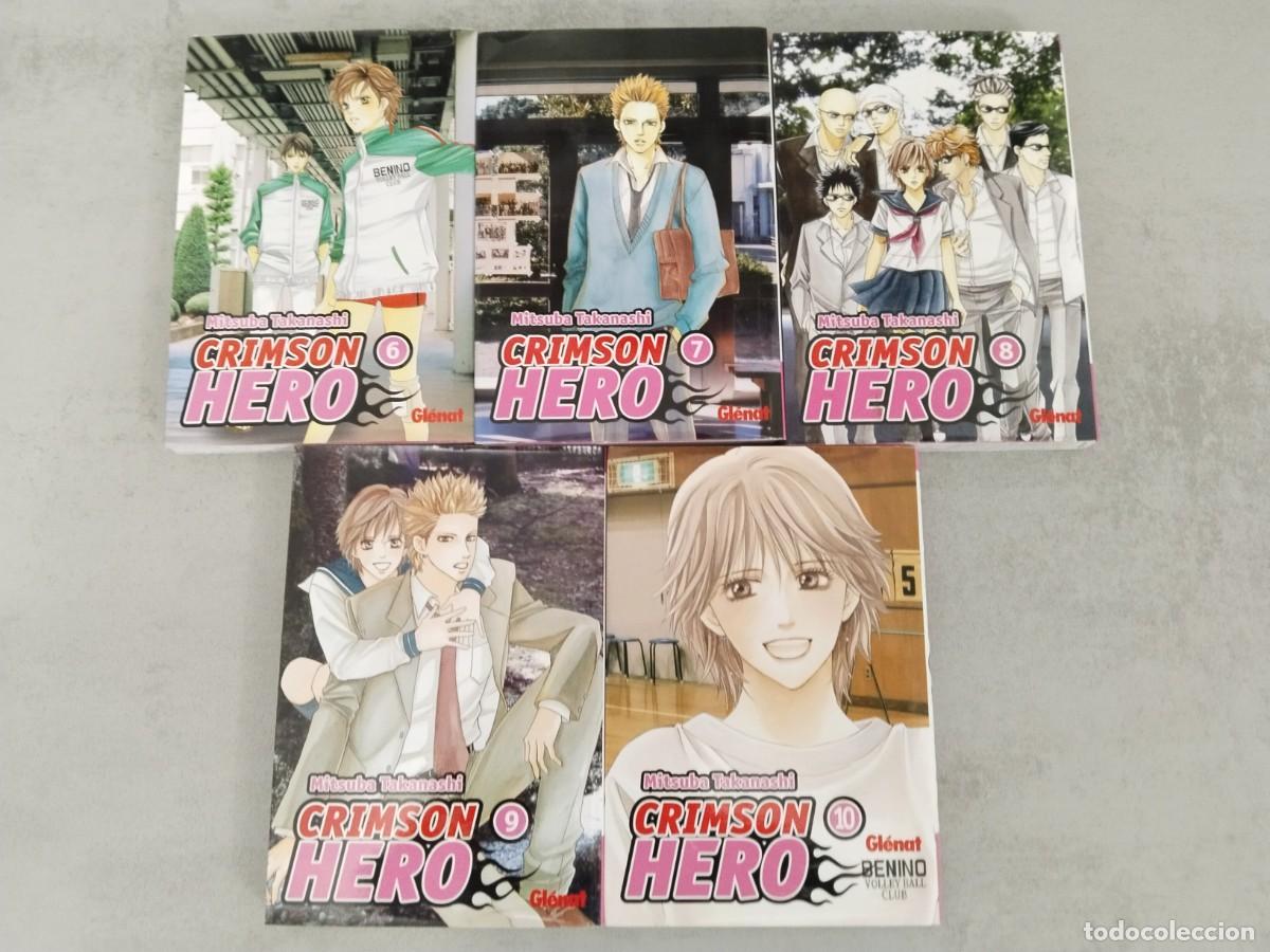 Comics: CRIMSON HERO, LOTE TOMOS 6 7 8 9 10 GLENAT MITSUBA TAKANASHI