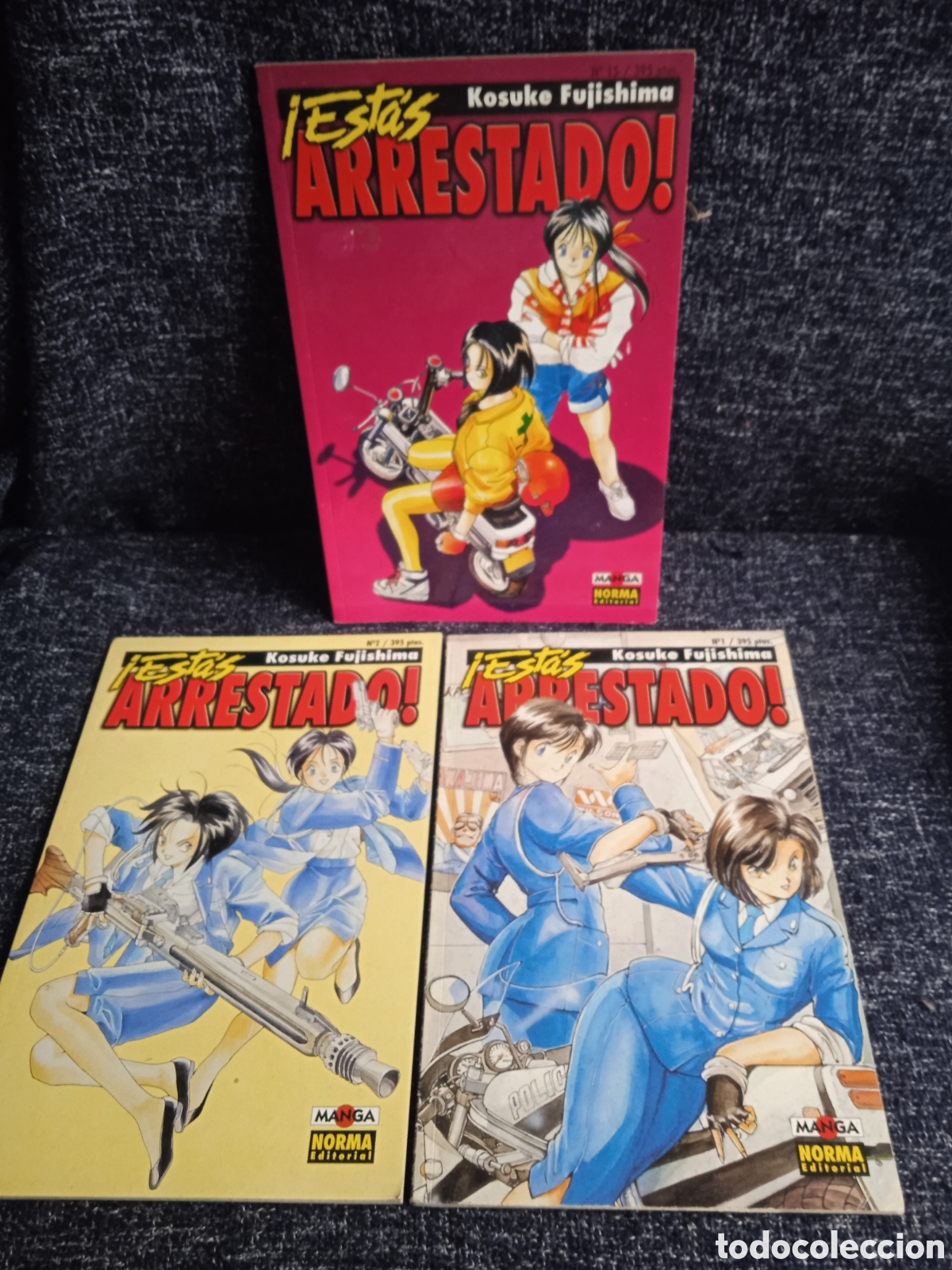 C&oacute;mics: &iexcl;EST&Aacute;S ARRESTADO! N&ordm; 1, 2 Y 15 / KOSUKE FUJISHIMA -ED. NORMA - MANGA