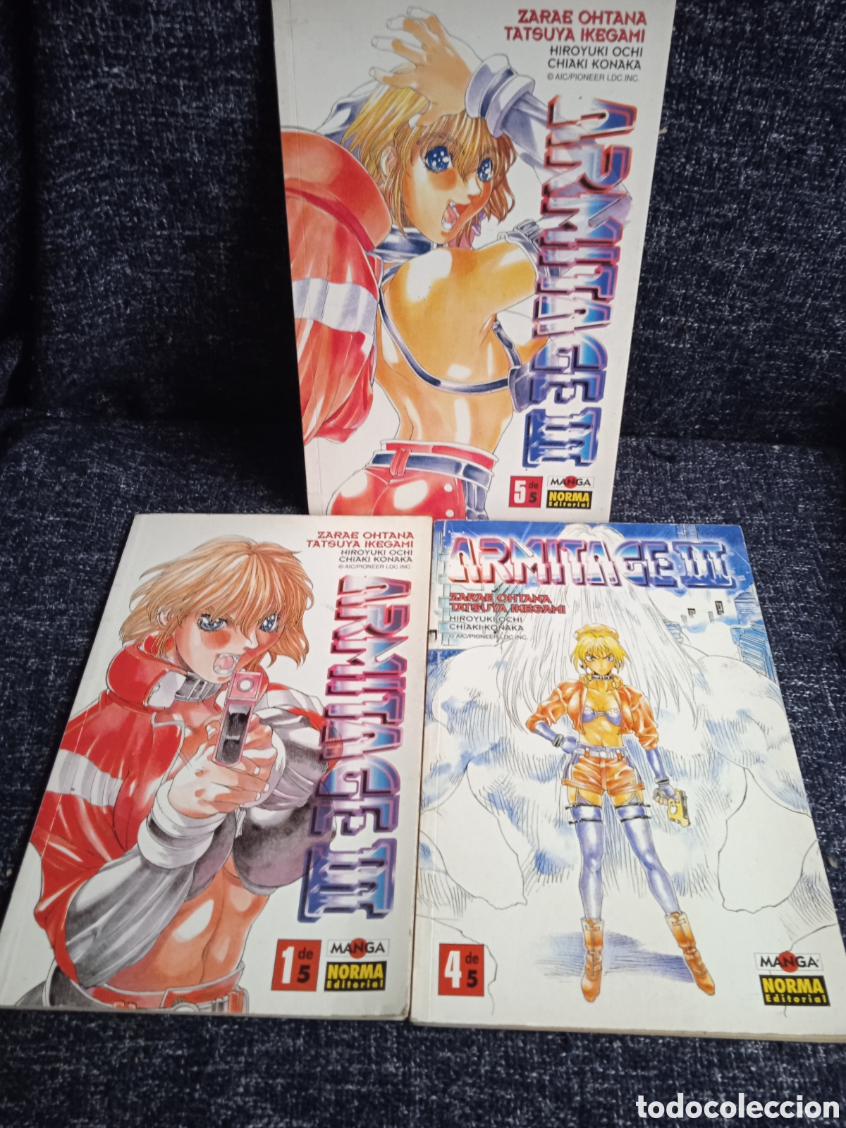 C&oacute;mics: ARMITAGE III N&ordm; 1, 4 Y 5 - COMIC MANGA -SERIE DE 5 N&Uacute;MEROS