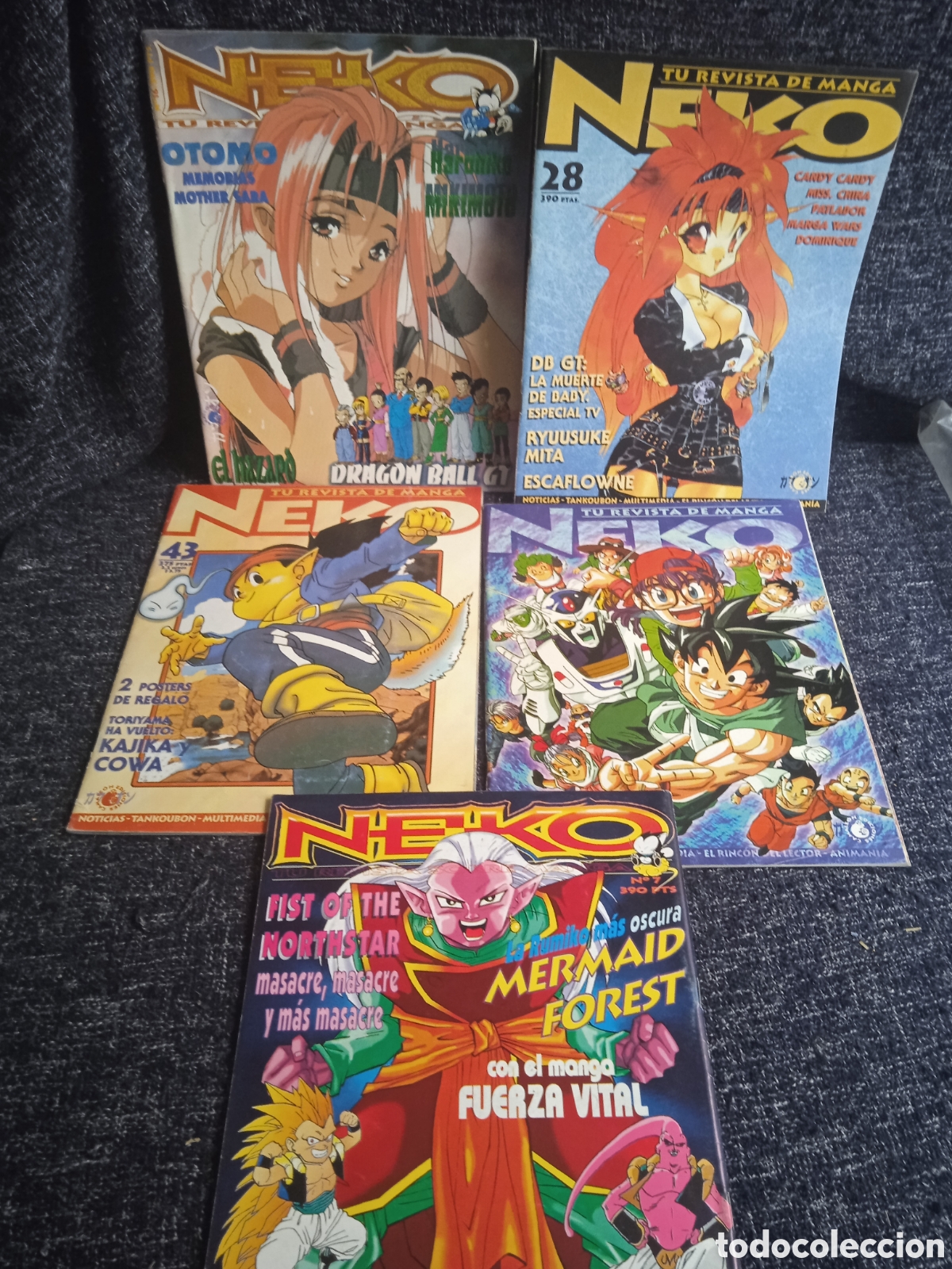 C&oacute;mics: NEKO -lote de 5 ejemplares TU REVISTA DE MANGA -ED. CAMALEON EDICIONES N&ordm; 7,16,28,31,43